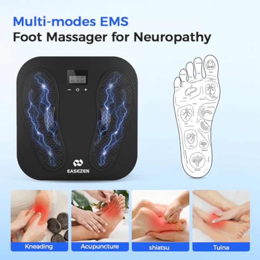 Foot Massager for Neuropathy:  - Ems Foot Massager review and price