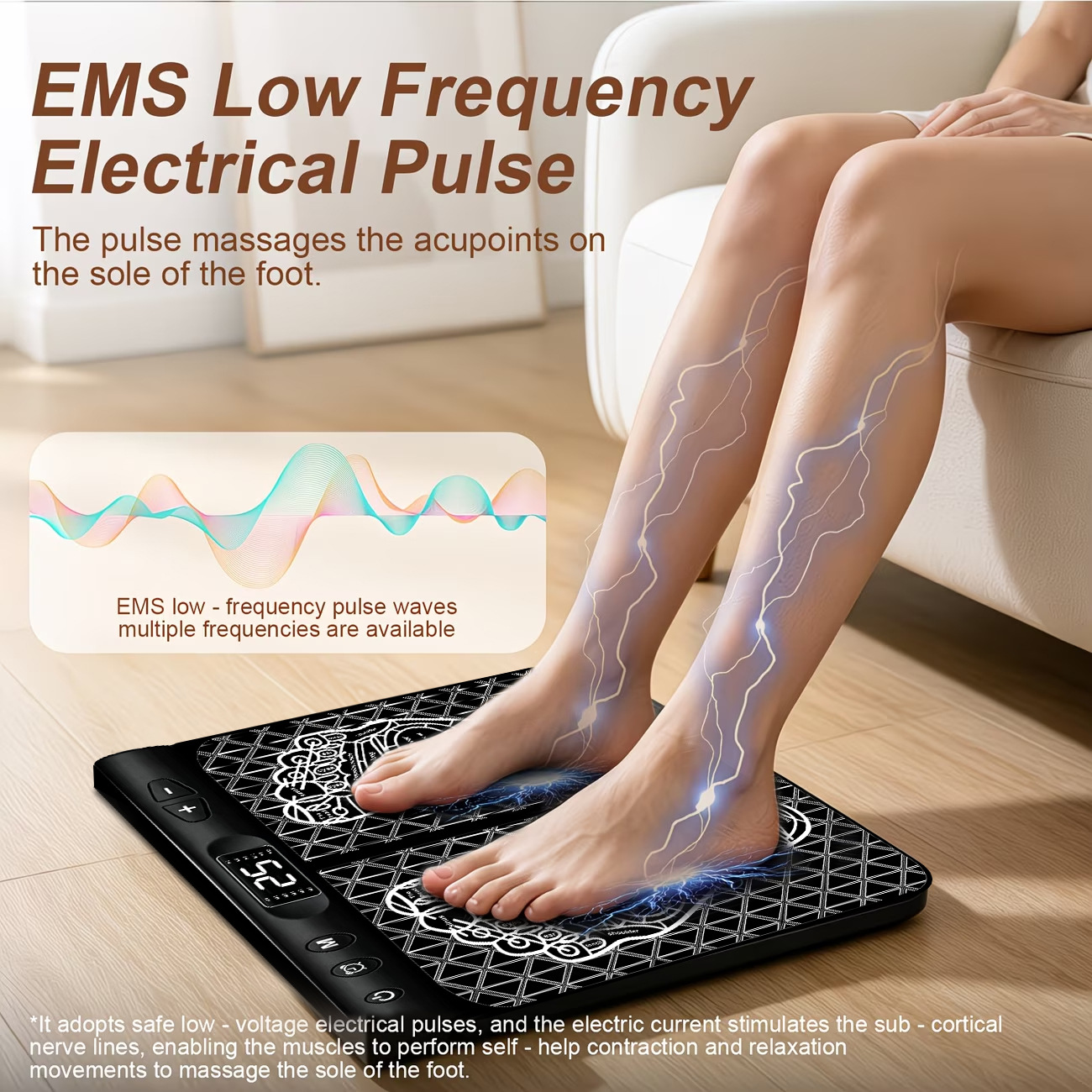 12 Modes 25 Intensities EMS Fo - Ems Foot Massager review and price